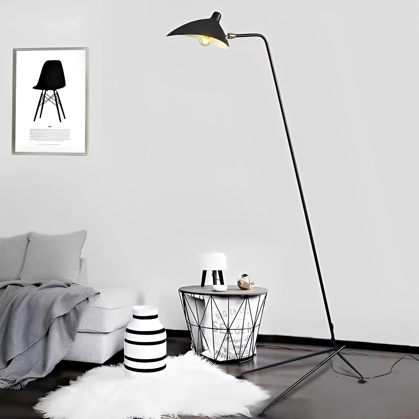 Kaya – Moderne Entenschnabel-Steh- & Tischlampe im Nordic Design
