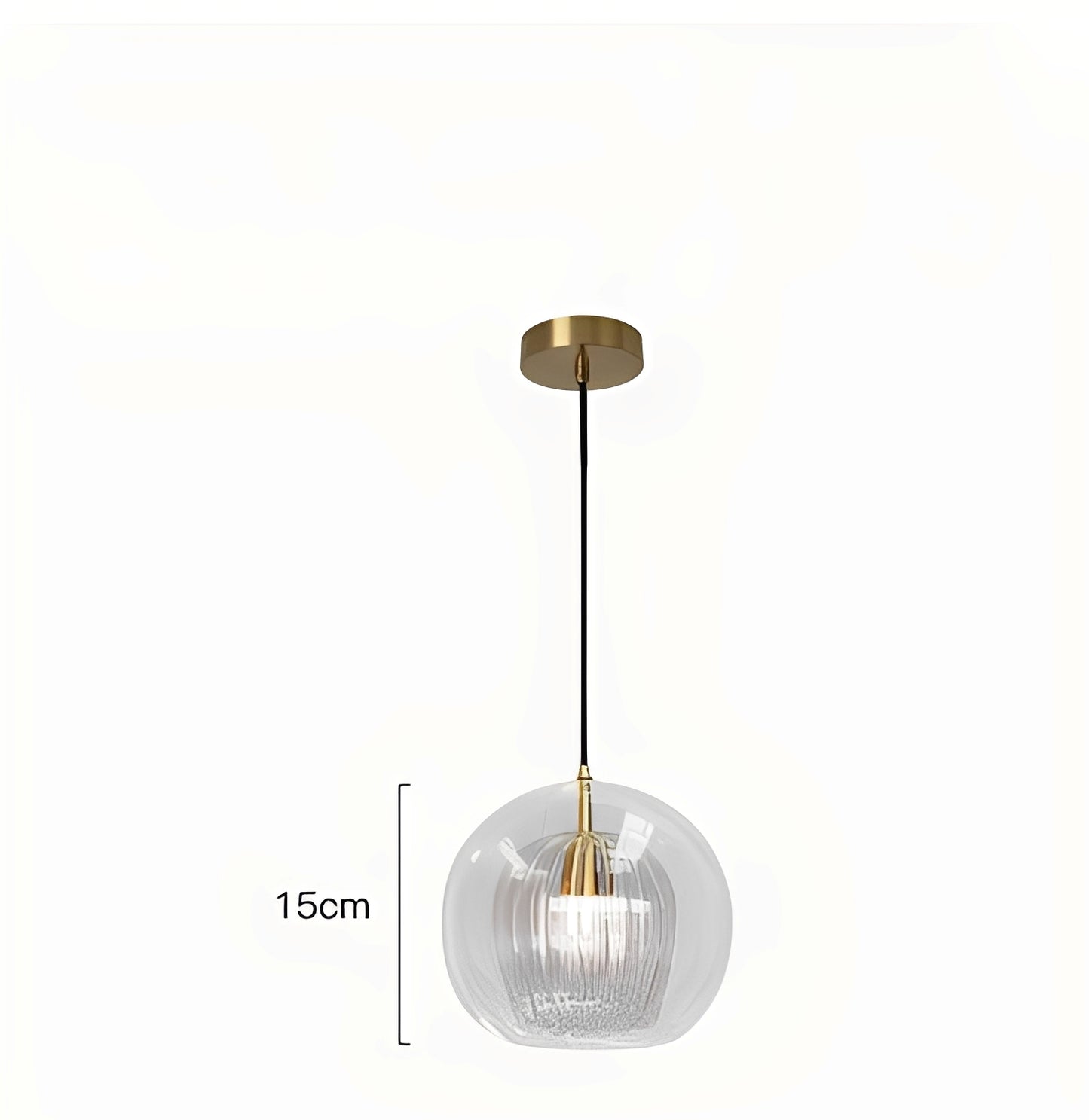 Mira – Schlichte Glas-Pendelleuchte