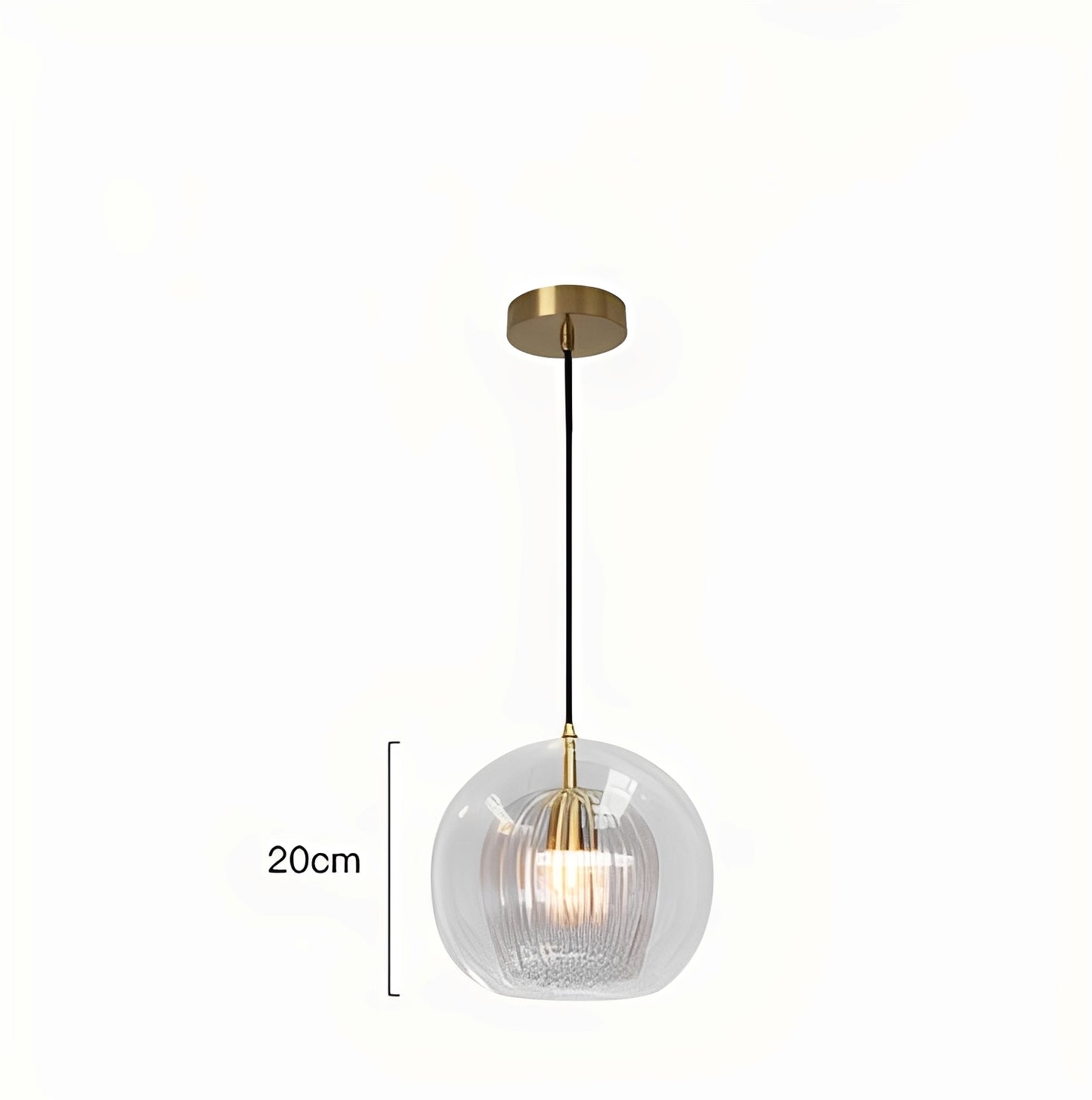 Mira – Schlichte Glas-Pendelleuchte
