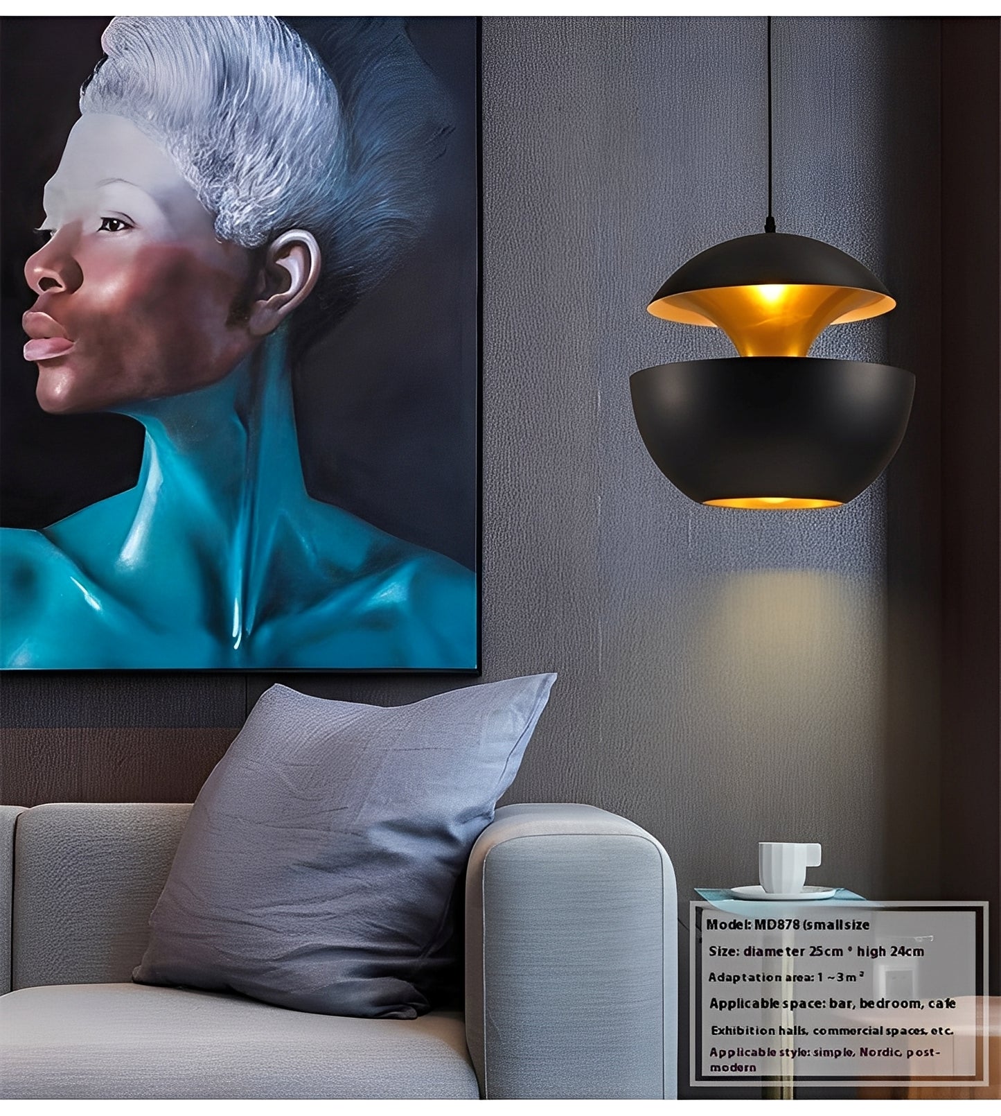 Soren – Nordic Minimalistische Nachttischlampe