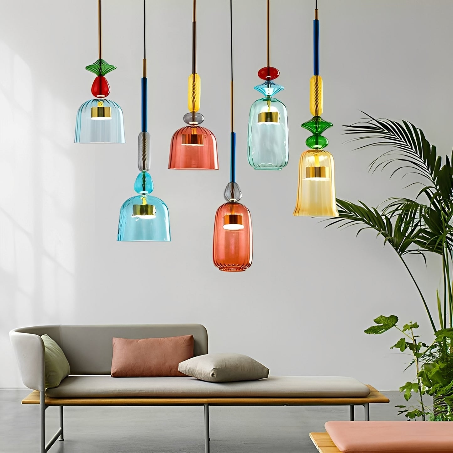 Liv – Retro Macaron-Hängeleuchte im Nordic Style