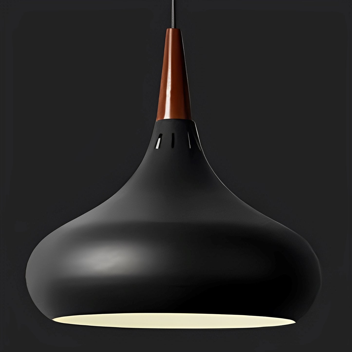 Shaira – Schlichte Holz-LED Pendelleuchte