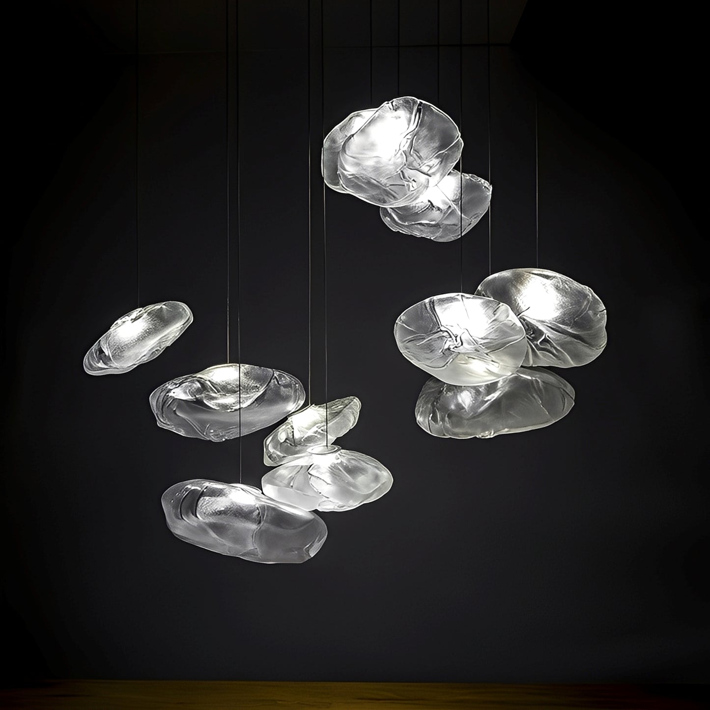 Dorian – Elegante LED-Glas-Pendelleuchte