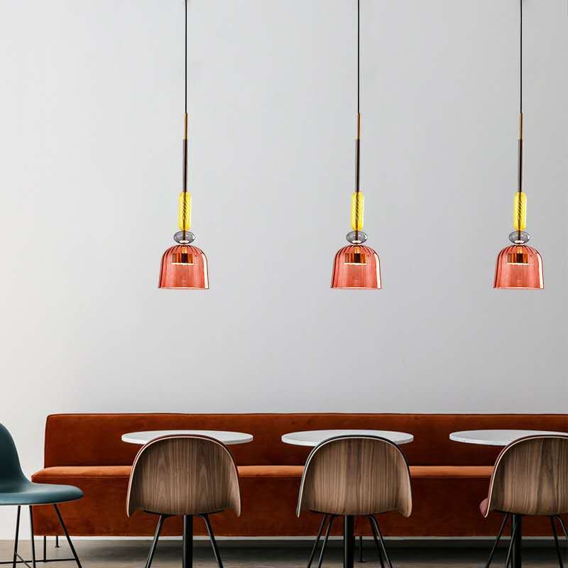 Marlene – Retro Hängeleuchte im Macaron-Design