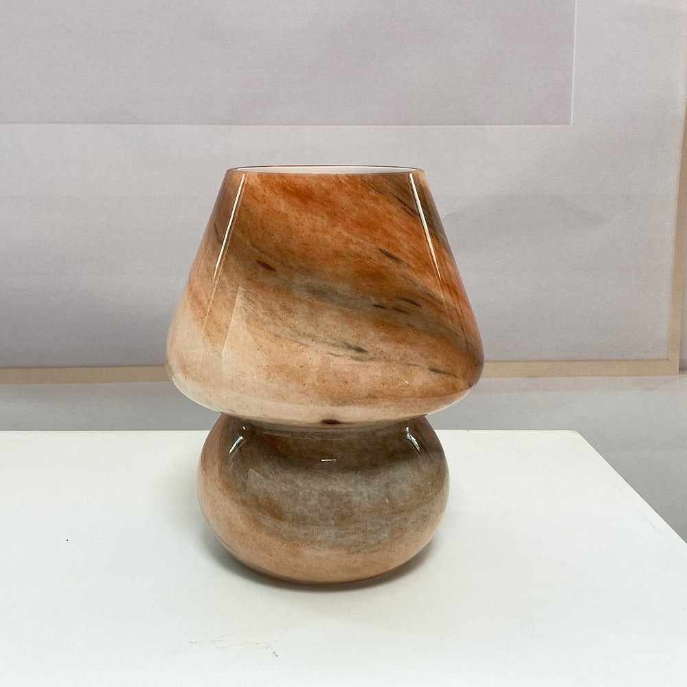Yuna – Handgefertigte Glas Pilzlampe
