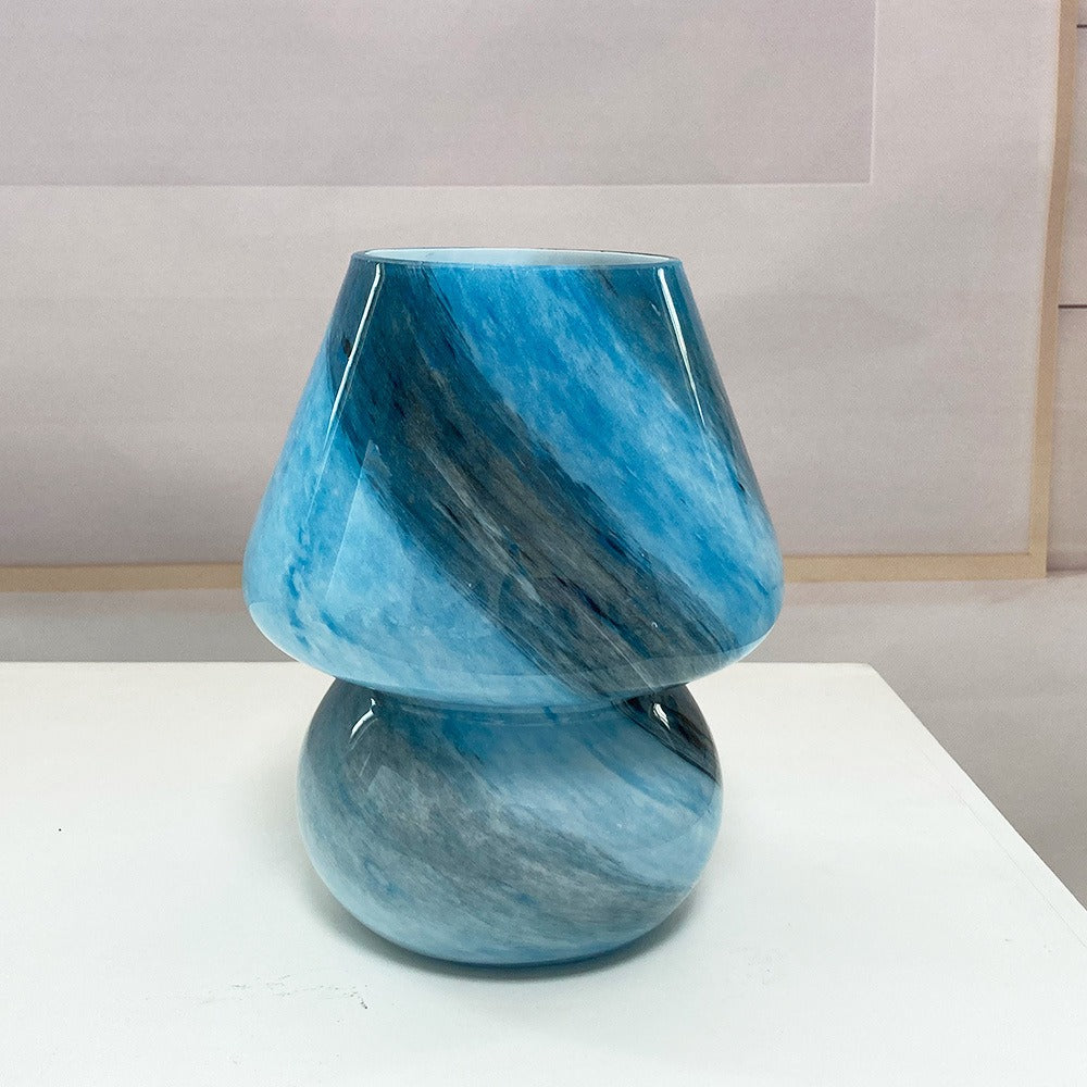 Yuna – Handgefertigte Glas Pilzlampe