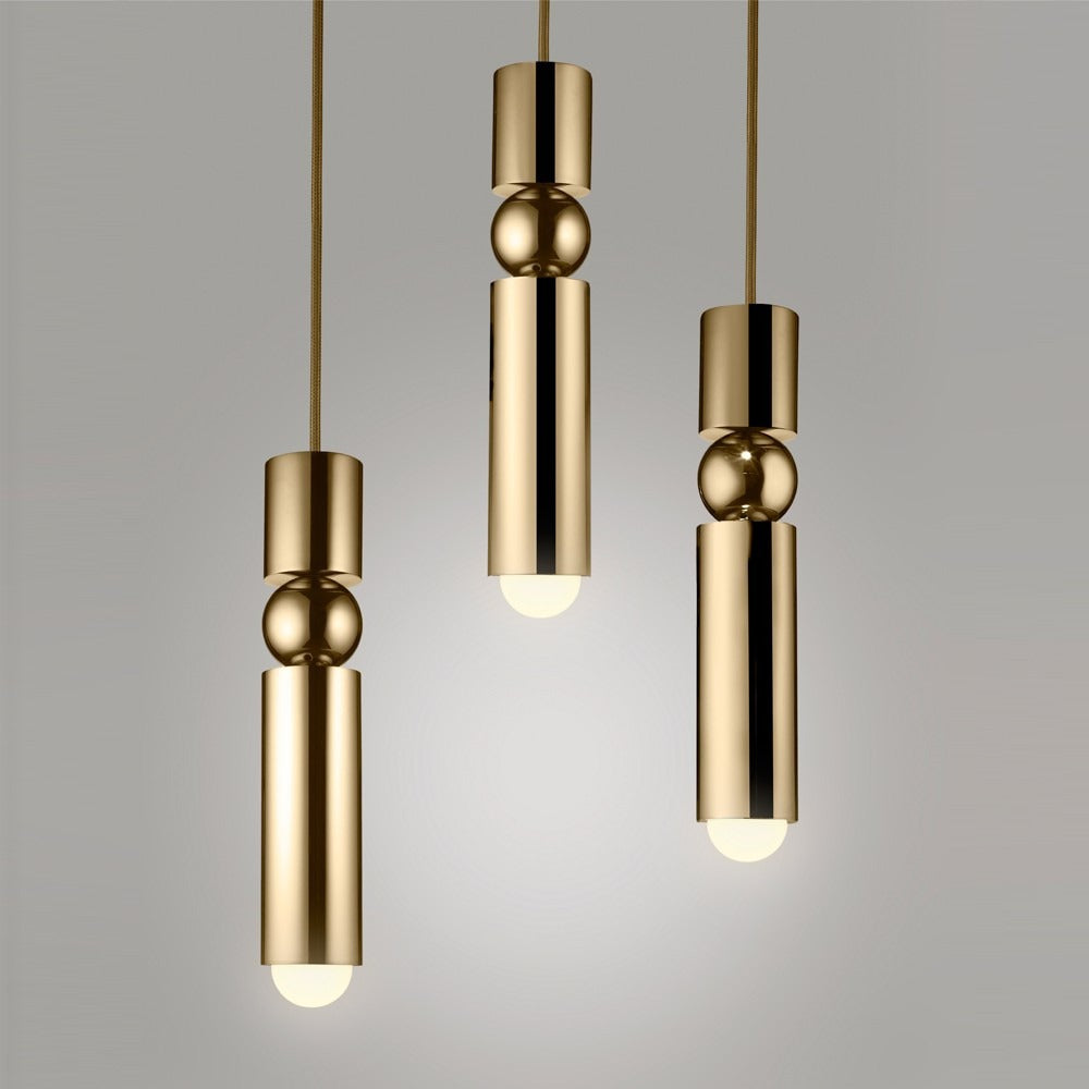 Aurea – Elegante Goldene LED-Hängelampe