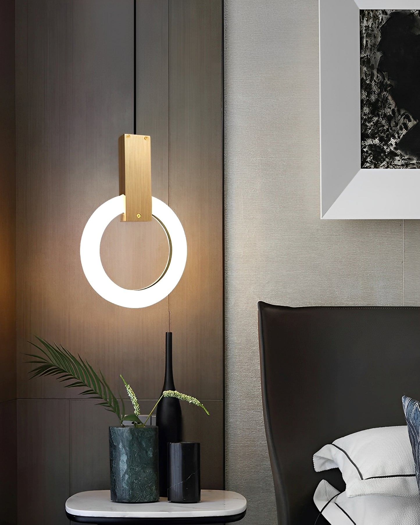 Liv – Minimalistische Hängelampe im nordischen Stil mit LED
