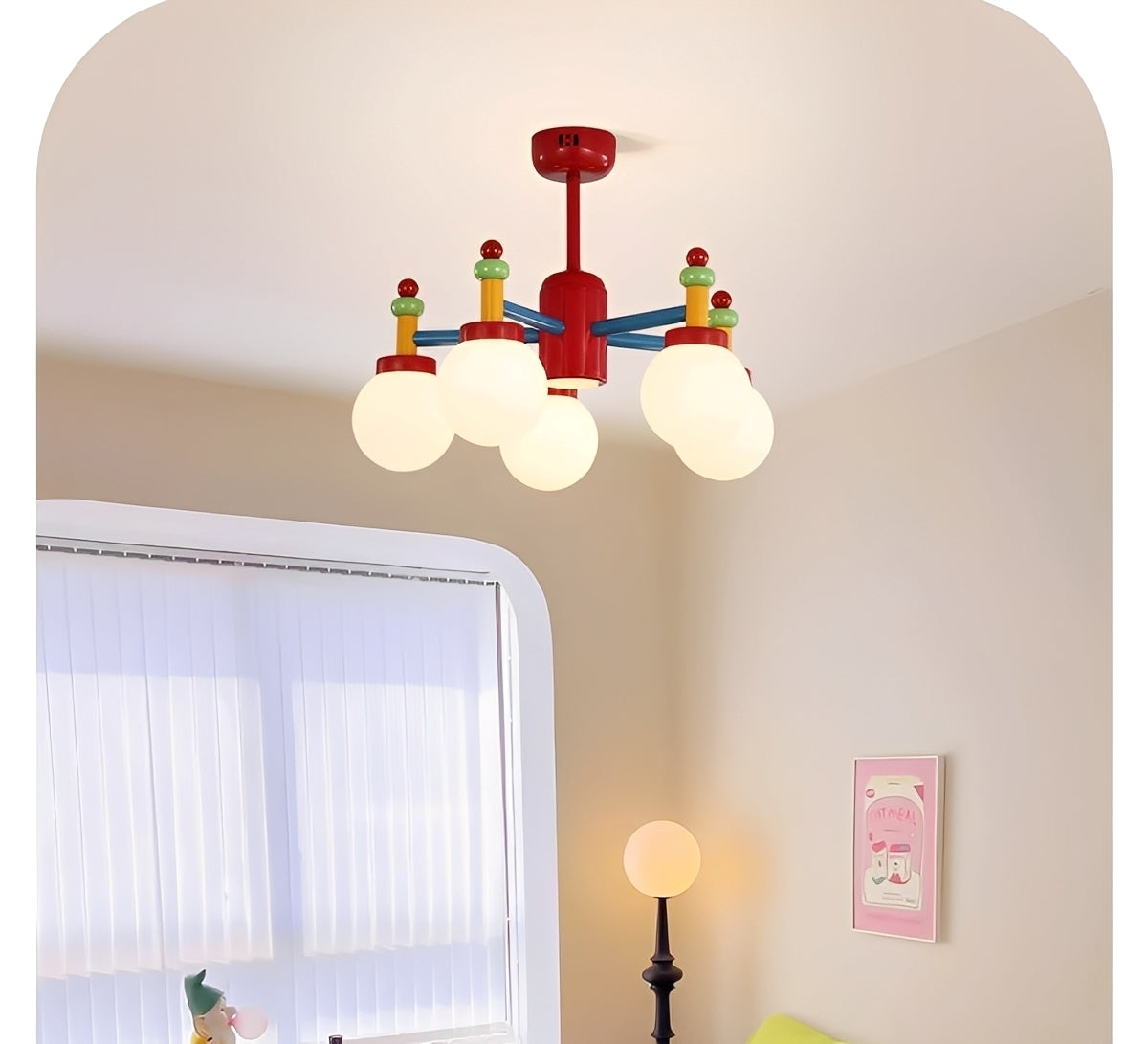 Corinne – Moderne Mid-Ancient Wohnzimmer Hängeleuchte