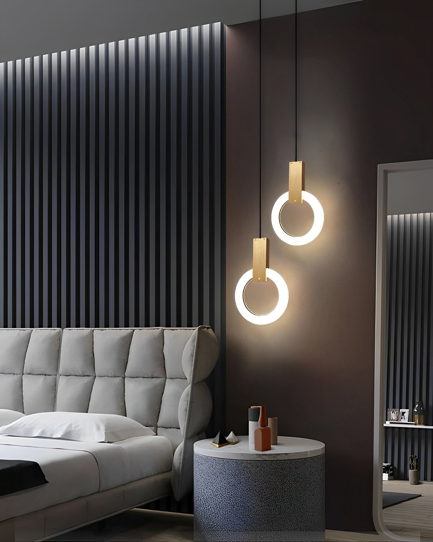Liv – Minimalistische Hängelampe im nordischen Stil mit LED