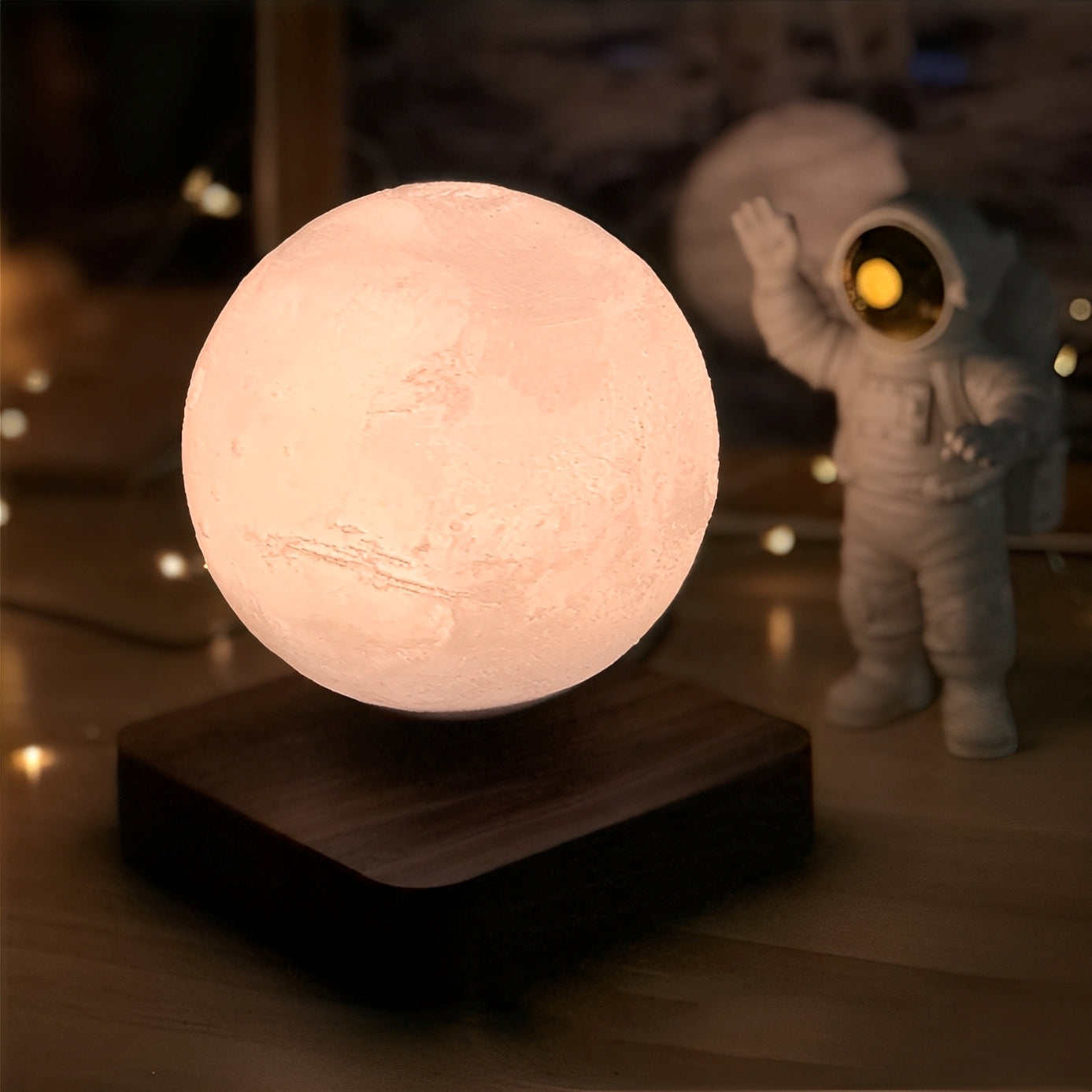 Lunaris – Schwebende 3D-Mondlampe