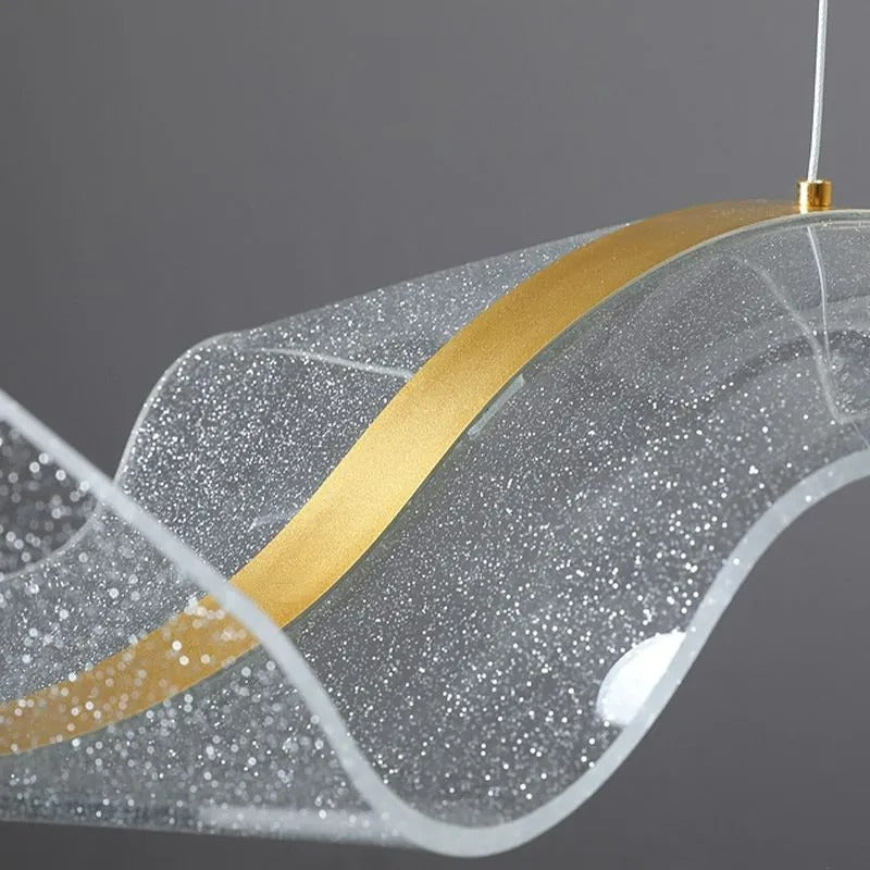 Kristy – Designer-Pendelleuchte im Wellen-Design