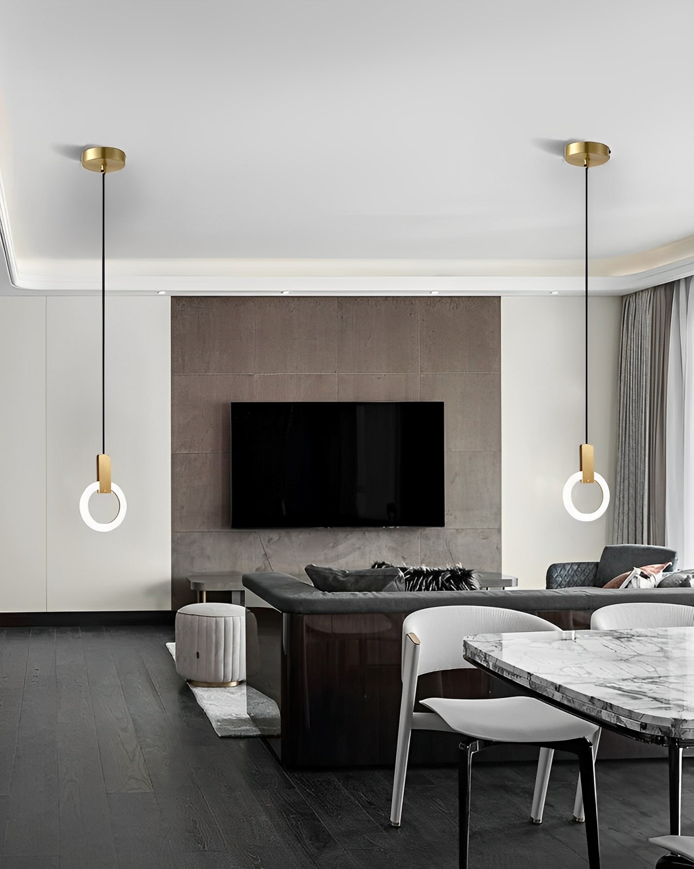 Liv – Minimalistische Hängelampe im nordischen Stil mit LED