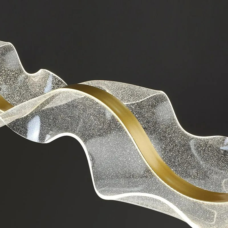 Kristy – Designer-Pendelleuchte im Wellen-Design