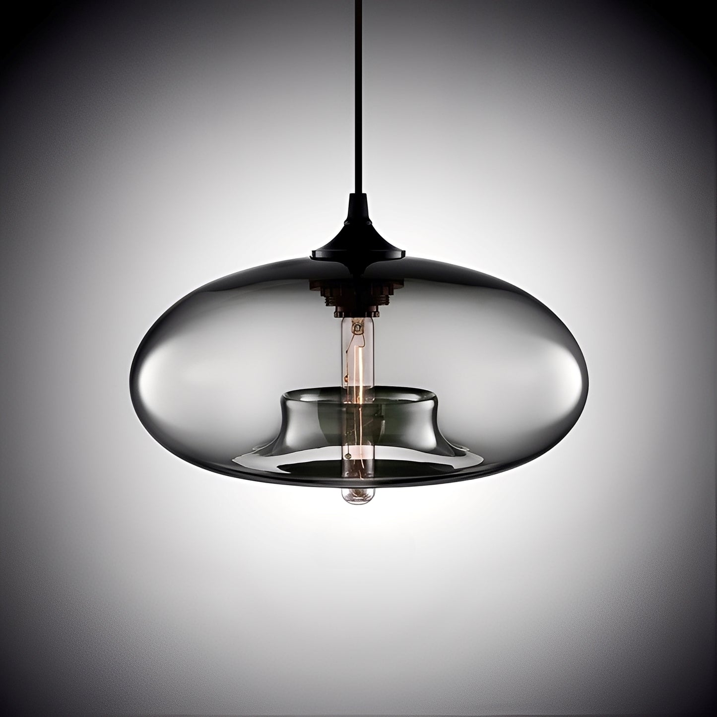 Elias – Nordische Glas-Pendelleuchte im Loft-Stil