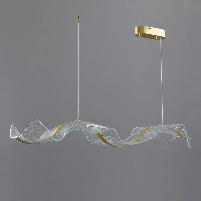 Kristy – Designer-Pendelleuchte im Wellen-Design