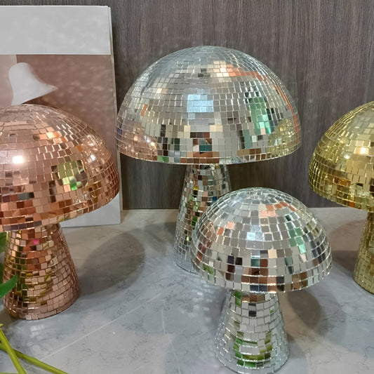 MiraMush – Handgefertigte Pilzlampe aus Spiegelglas