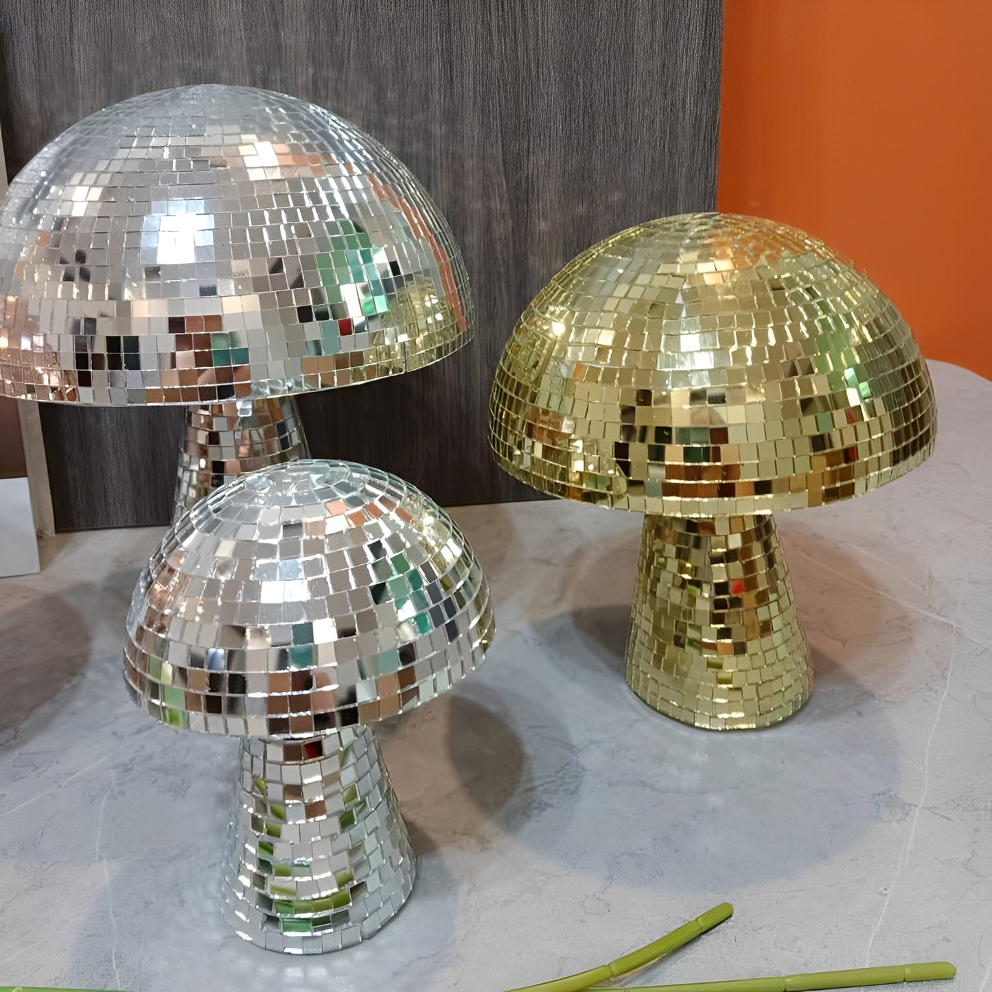 MiraMush – Handgefertigte Pilzlampe aus Spiegelglas