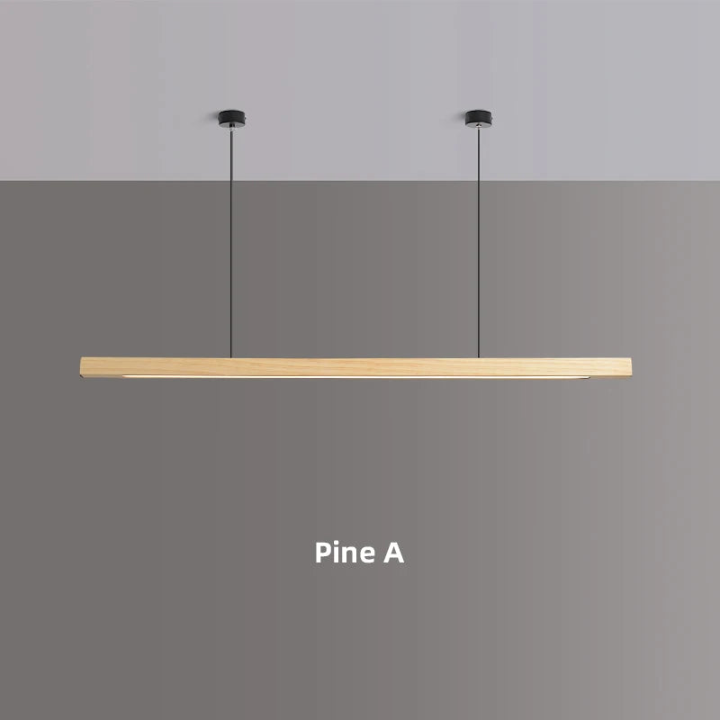 WoodLoom – Elegante Holz-Pendellampe für moderne Essräume