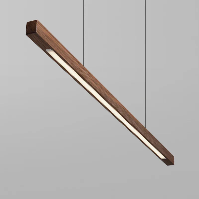 WoodLoom – Elegante Holz-Pendellampe für moderne Essräume