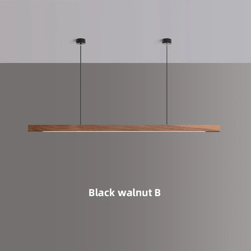 WoodLoom – Elegante Holz-Pendellampe für moderne Essräume