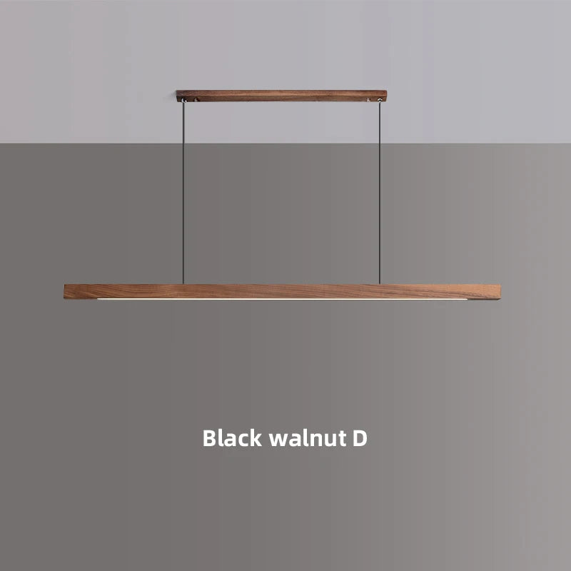 WoodLoom – Elegante Holz-Pendellampe für moderne Essräume