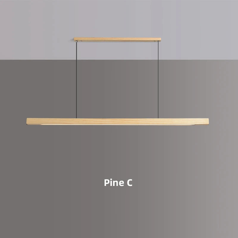 WoodLoom – Elegante Holz-Pendellampe für moderne Essräume