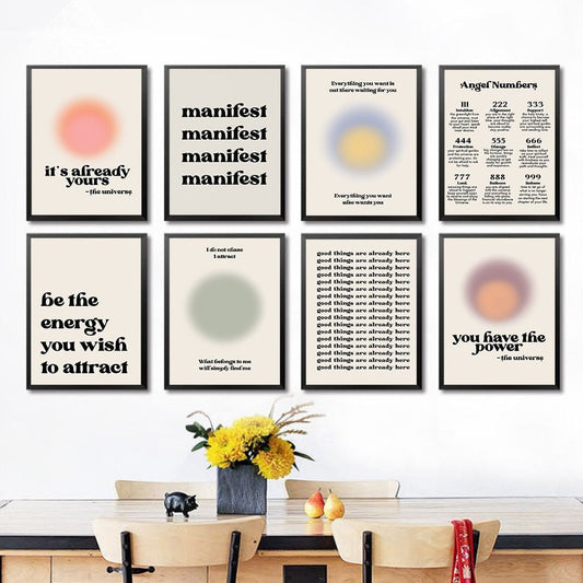 WishMuse – Inspirierendes Poster zum Gesetz der Anziehung