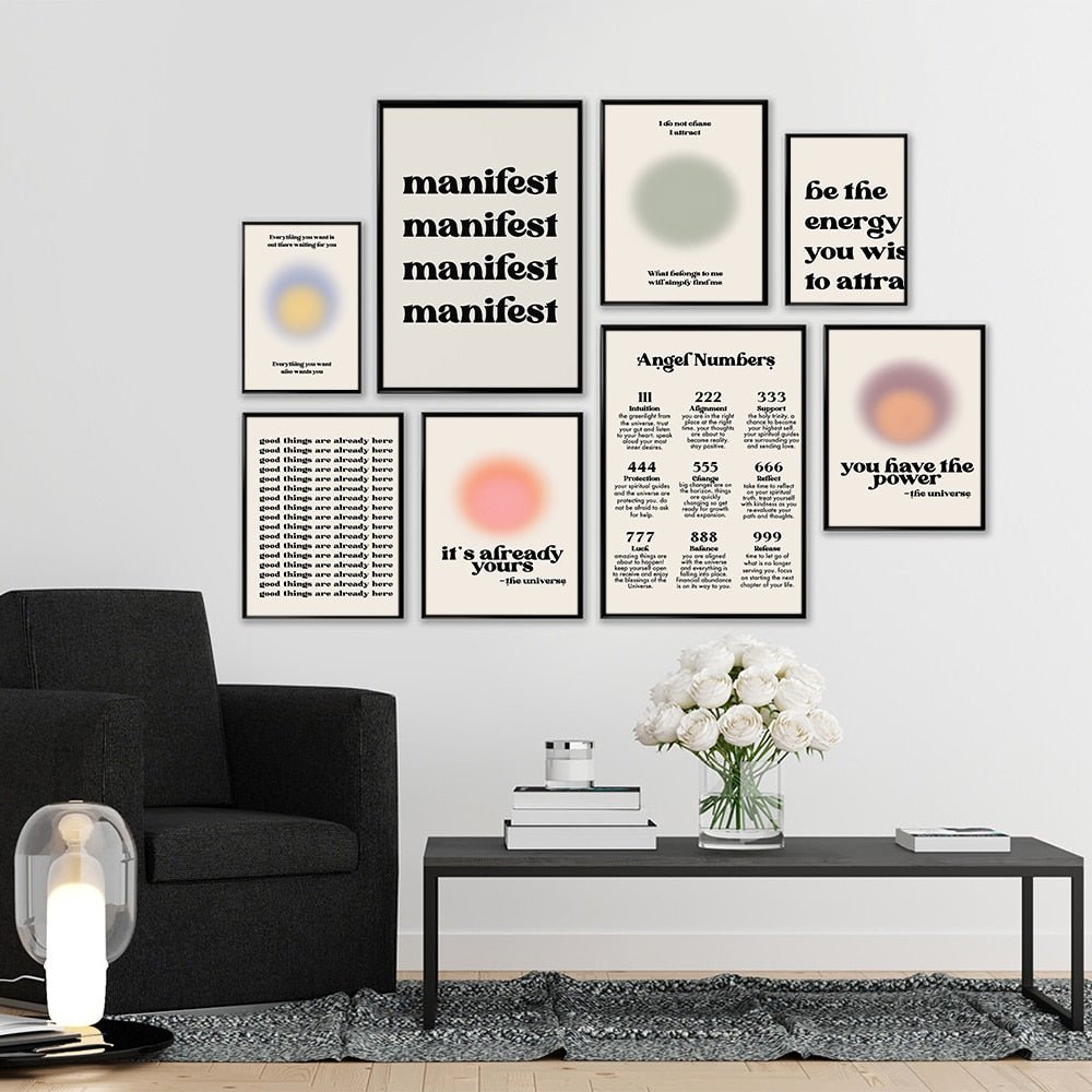 WishMuse – Inspirierendes Poster zum Gesetz der Anziehung
