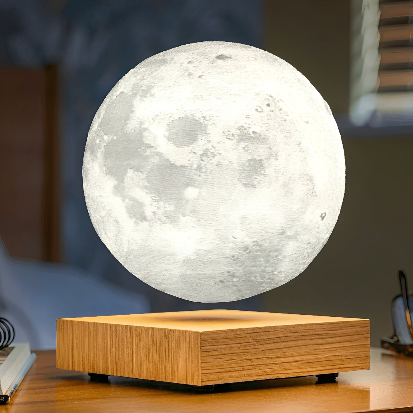 Lunaris – Schwebende 3D-Mondlampe