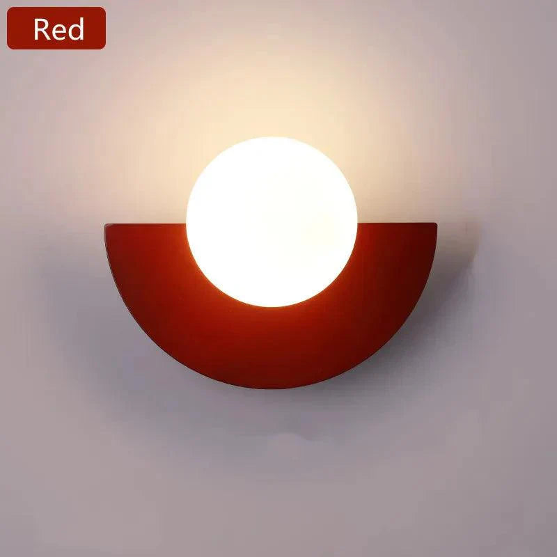 Nordische Mondwandlampe