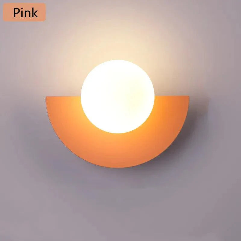 Nordische Mondwandlampe