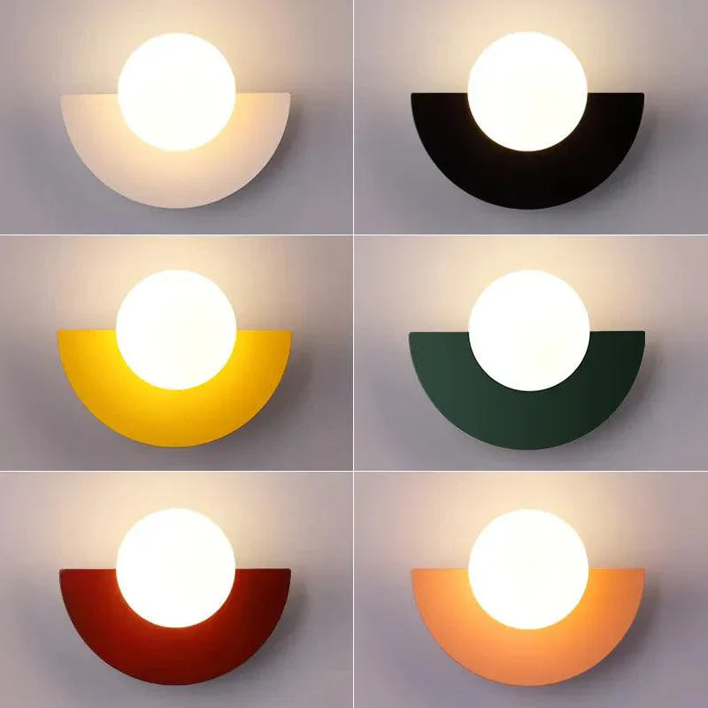 Nordische Mondwandlampe