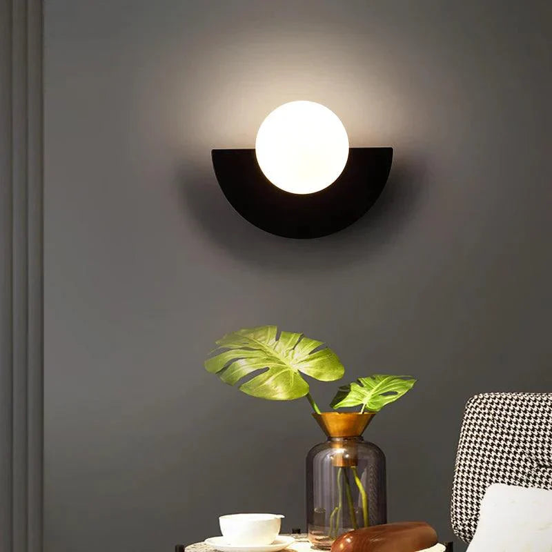 Nordische Mondwandlampe
