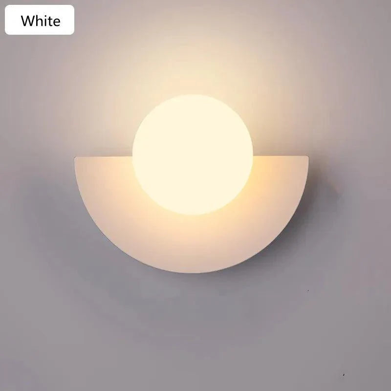 Nordische Mondwandlampe