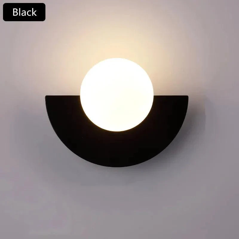 Nordische Mondwandlampe