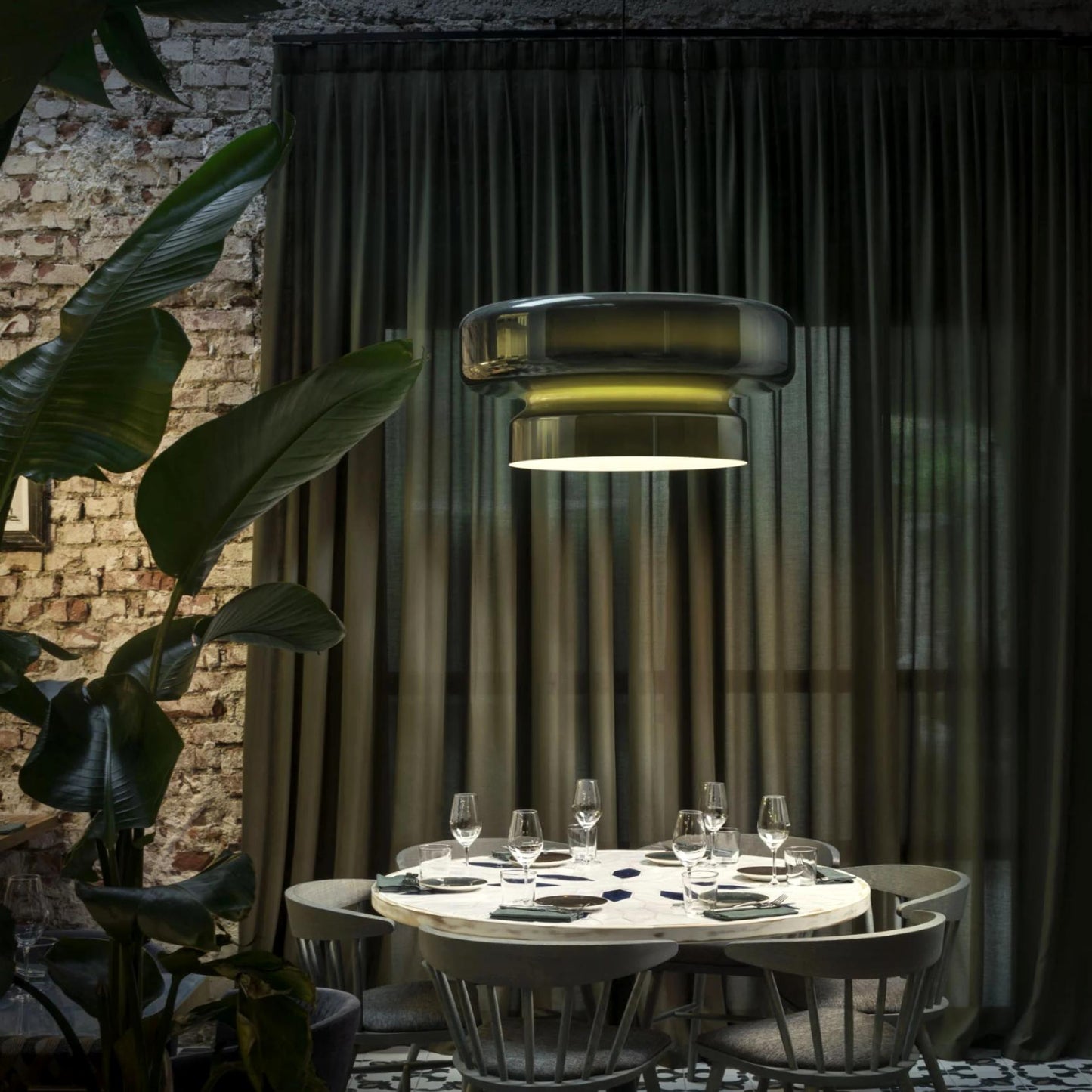 Selene – Moderne Glas-Pendelleuchte