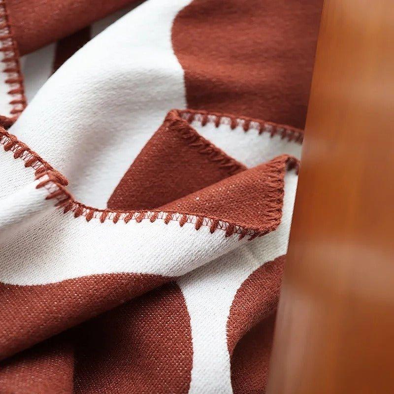 BohoNordic – Kuscheldecke im skandinavisch-ethnischen Stil