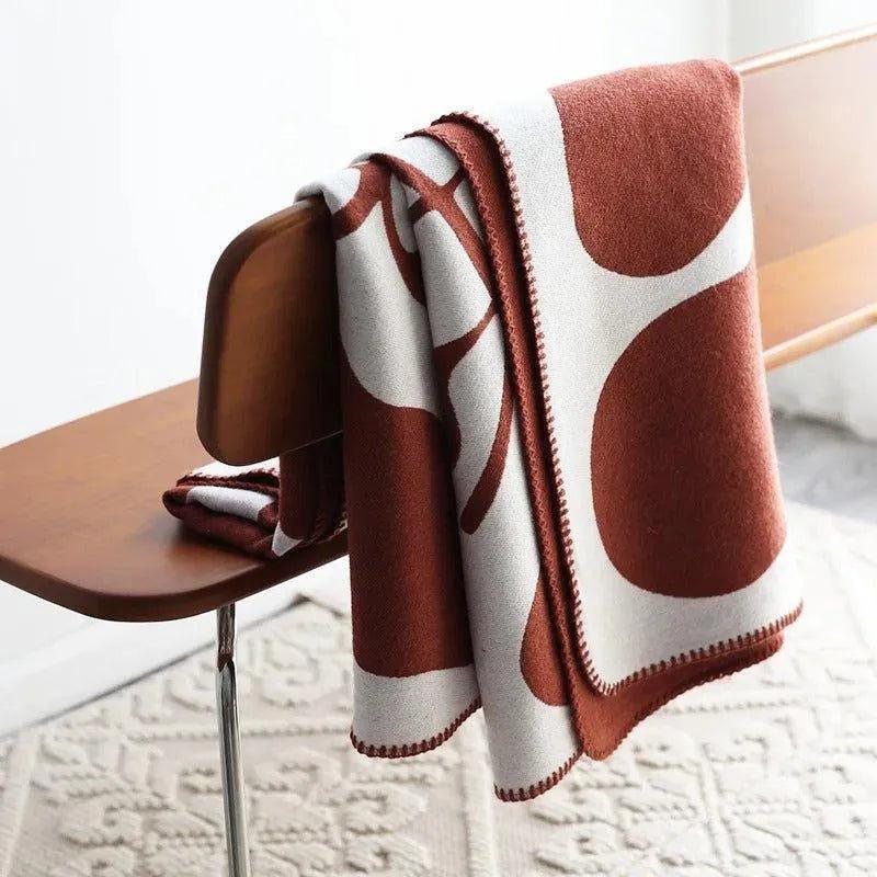 Akemi – Jacquard-Cashmere-Decke