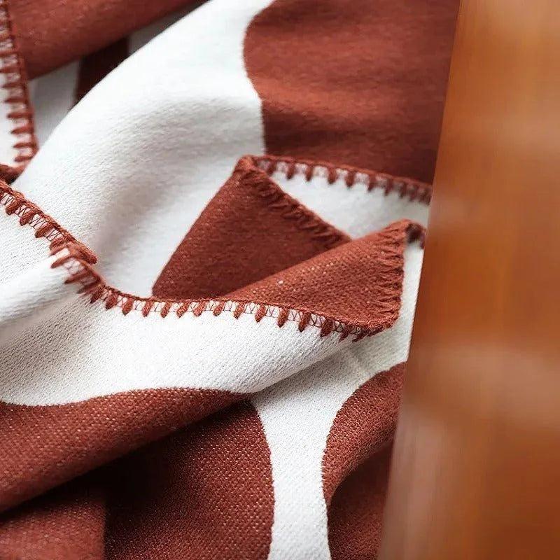 Akemi – Jacquard-Cashmere-Decke