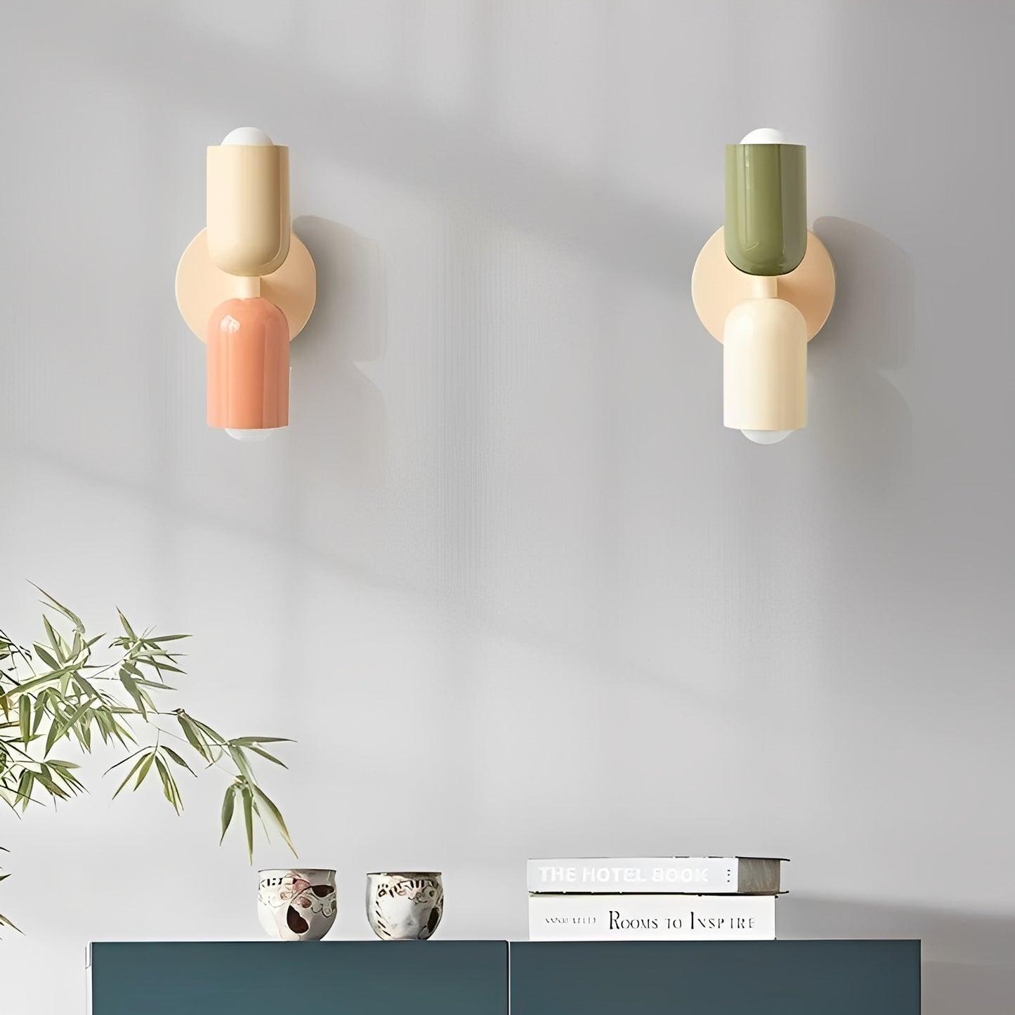 Eloise – Moderne Doppelkopf-Wandleuchte