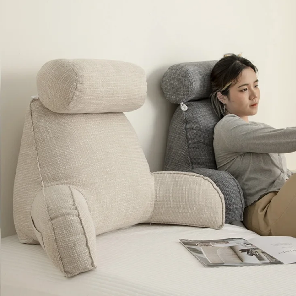 NestLounge – Ergonomisches Rückenkissen mit verstellbarer Stütze
