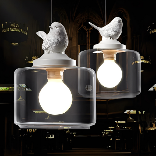 Aurel – Designer-Vogel-Hängeleuchte