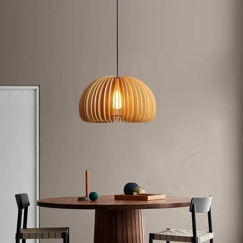 Itsuki – Japanischer Holz-Kronleuchter im Zen-Stil