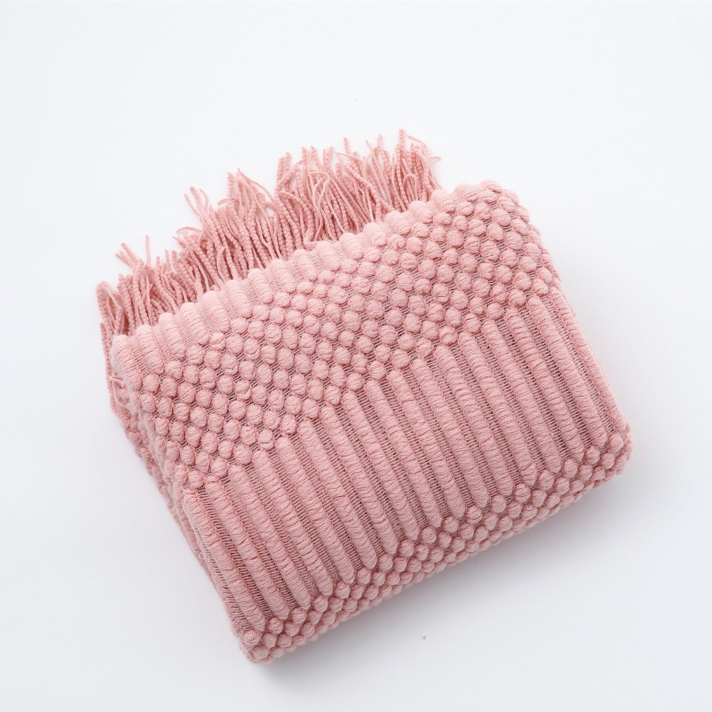 Uela – Sofadecke aus Korallenfleece im Uni-Design