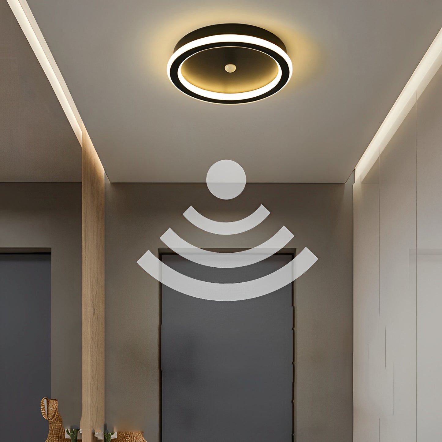Sensora – LED-Deckenleuchte mit PIR-Bewegungssensor für automatische Beleuchtung
