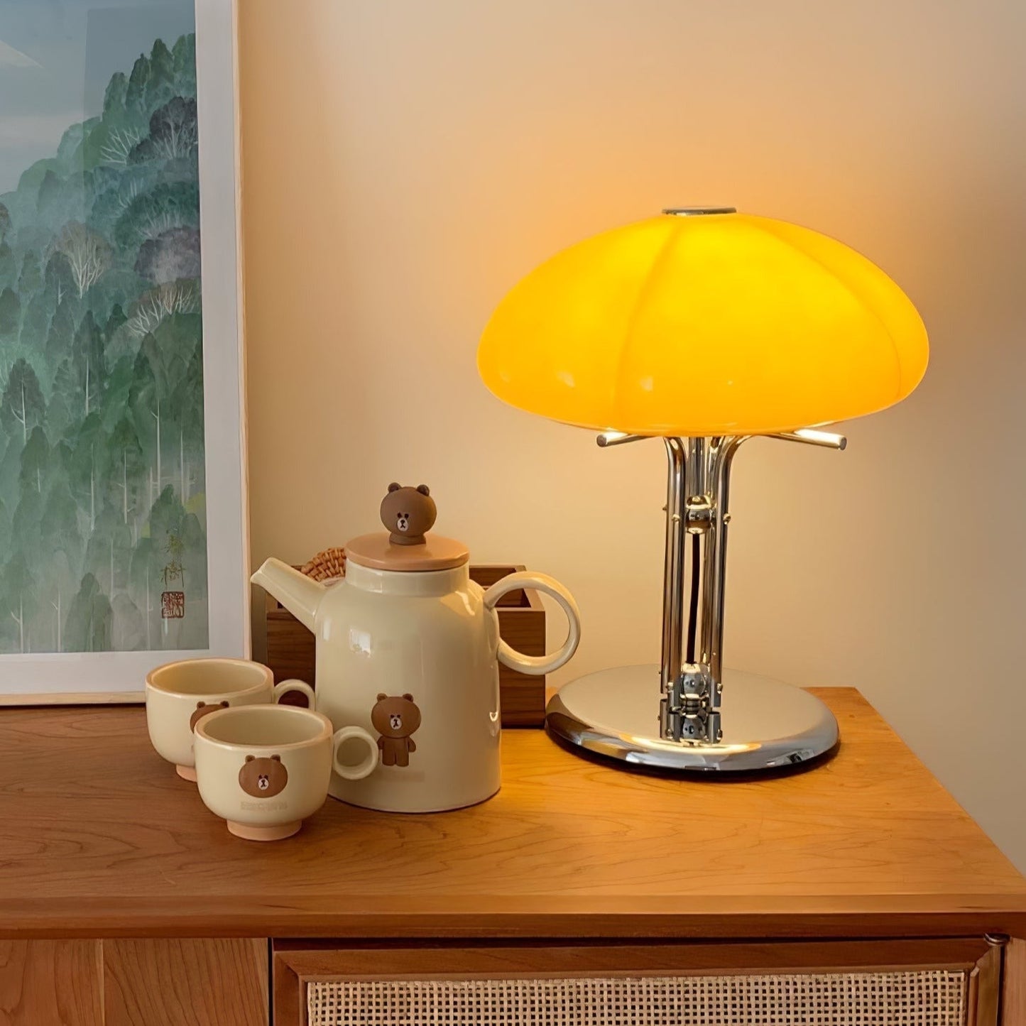 Noemi – Kreative Kürbis-Tischlampe