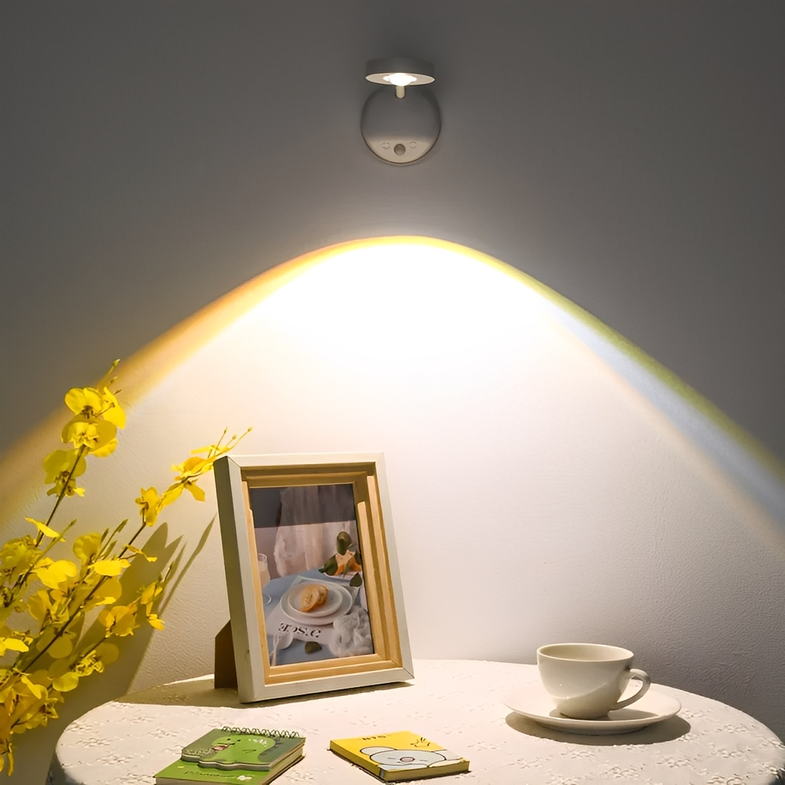 LumiSpot – Kabellose LED-Wandleuchte mit Akku
