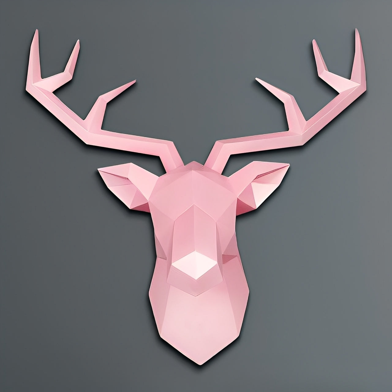 NordicAntler – Vintage Wanddekoration im Antilopenkopf-Design