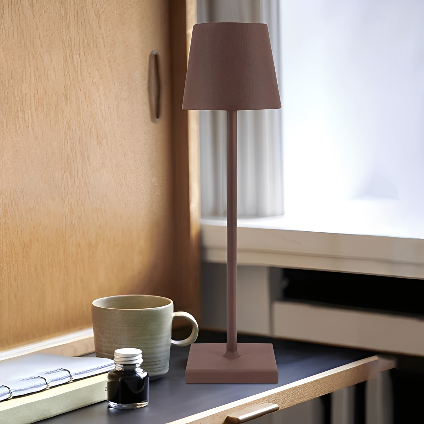 Isla – Aufladbare Aluminium LED Tischlampe